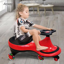 Joyano Teal Wiggle Ride-On Swing Car for Toddlers and Kids Ages 2 and Up, Weight Capacity 50kg/110lb