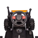 24V Electric Ride-On Tractor Excavator for Kids with Parental Control Dump Wagon