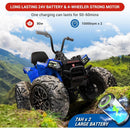 24V All-Terrain Electric Kids' ATV with Remote Control and LED Lights