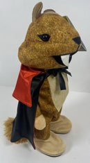 Gemmy Plush Vampire Beaver - Dancing & Singing Halloween Animation