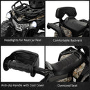 12V Electric 4-Wheel ATV for Kids with Dual Speeds, MP3, and Headlights - Black