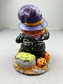 9-Inch Battery-Operated Animated Singing and Dancing Rubber Witch for Halloween