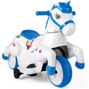 12V Ride-On Unicorn Toy for Kids with Training Wheels, Music, and One-Button Start