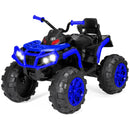 12V Electric ATV Ride-On Quad Car for Kids with Bluetooth, LED Lights, and 3.7mph Speed