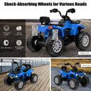 12V Electric Blue ATV Quad for Kids with MP3 and Dual Speed Options
