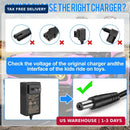 EGK 12V Charger for Children's Ride-On Cars with 6.6Ft Cable
