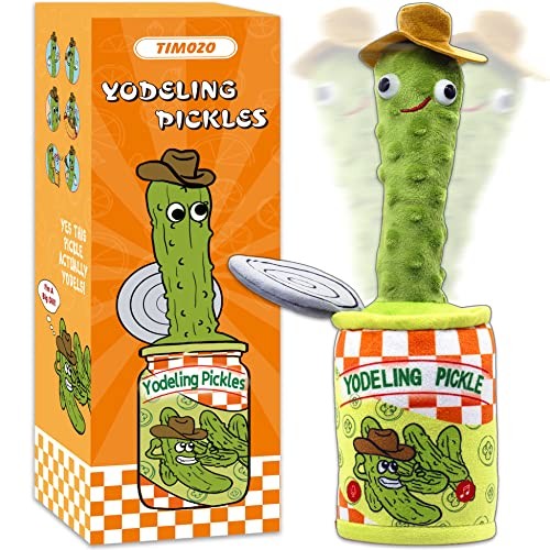Yodeling Pickle Talking Toy That Repeats and Sings