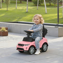 Convertible Ride-On Push Car, Official Land Rover Discovery, Pink