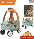 T-Rex Ride-On Car for Kids - Colorful Adventure for Indoor and Outdoor Fun