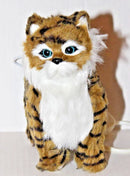 BROWN STRIPED REMOTE CONTROL MEOWING WALKING KITTEN TOY