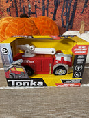 Tonka Mighty Force Fire Truck with Lights and Sounds - Red, 7”