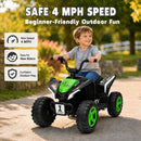 12V Kids Electric ATV 4-Wheeler Ride-On with Dual 550 Motors and 66 LBS Weight Limit
