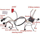 Weelye 12V Ride-On Car Wiring Kit with Remote Control, Motors, and Gearbox