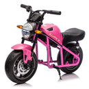 24V 300W Electric Kids Motorcycle with 14" Fat Wheels, Speeds Up to 11.18 MPH