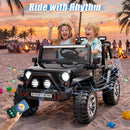 24V 4WD Electric Truck with 800W Motors, Dual Seating, Remote Control, Flower Design