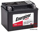 12V TX9 AGM Battery for Motorcycles and ATVs, 120 CCA, 8 Ah