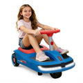 12V Rechargeable Wiggle Ride-On Car for Kids with LED Lights and Music