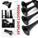 FARBIN 4-Trumpet Train Horn System with Compressor for Trucks