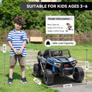 Blue 12V Electric Ride-On Truck for Kids Aged 3-6