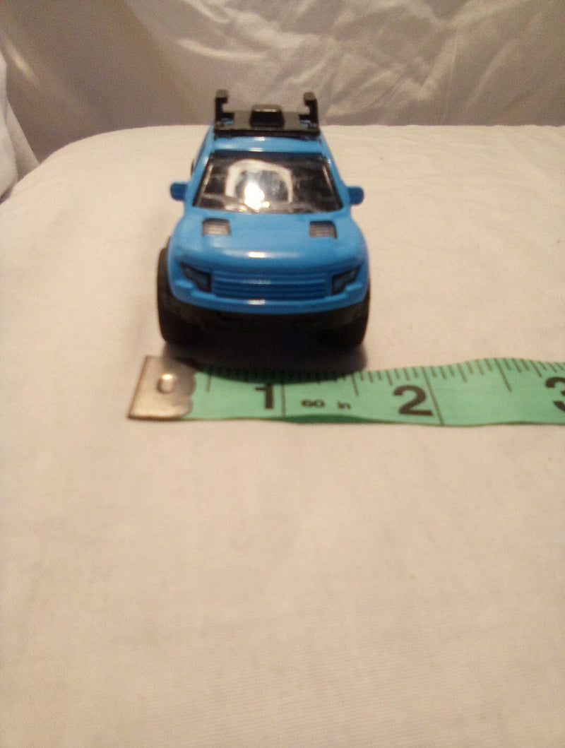 Small Metal Racing Truck Toy with Free Moving Parts 4x1.5x1.5 Inches Made in China