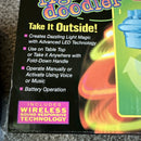 Retro Portable Light Drawing Toy with Green Base
