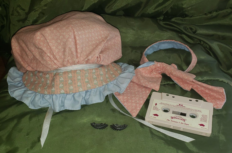 Talking Mother Goose Replacement Hat Bow Tape and Eyelashes Set