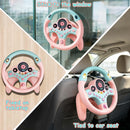 Interactive Steering Wheel Toy for Kids with Lights, Music, and Suction Cup Base