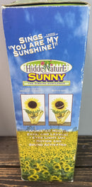 Gemmy Animated SUNNY Sunglasses-Wearing Singing Sunflower with Hidden Nature