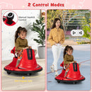 12V Red Kids Bumper Car with Dual Joystick Control and Remote