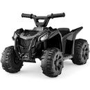 Black 6V Ride-On ATV Quad 4-Wheeler Toy Car for Toddlers Ages 1.5-3 Years, 1.8MPH