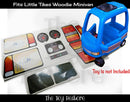 Little Tikes Woody Minivan Ride-On Toy Replacement Decals - Refresh & Renew