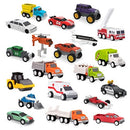 Pocket Fleet Toy Vehicle Set - 20-Piece Collection