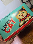 Vintage 1960s Japan Battery-Operated Lively Cat Toy with Walking and Crying Features