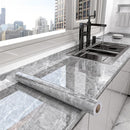 Dark Gray Marble Peel and Stick Wallpaper - 16" x 120" Contact Paper