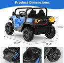 24V Electric Remote Control Dump Truck with Extra Shovel and Dump Bed