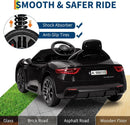 12V Electric Ride-On Car Toy for Kids with Remote Control and Spring Suspension