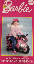 Barbie Pink 6-Volt Electric Motorcycle