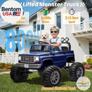 24V Licensed Chevrolet Monster Truck Ride-On with Quad 200W Motors (4WD)
