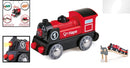 Hape Battery-Operated Train Set with Illuminated Engine - Ideal Present for Children