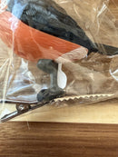 Clip-On Chirping Set of 2 Motion-Activated Singing Birds: Robin & Gold Finch