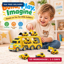 Veslier Building Vehicle Play Set for Kids Ages 3-6