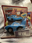 Disney Cars Crash Talkin' Lightning McQueen, Doc Hudson, and The King Action Figures Set