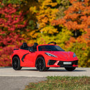 Huffy 12V Electric Red Corvette Stingray Ride-On Car for Kids, 5MPH