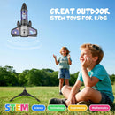 Launch and Soar Rocket Toy for Kids - 200ft Flight with Parachute, Outdoor Adventure for Ages 5 and Up