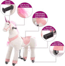 Electric Unicorn Ride-On Horse Toy for Kids