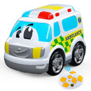 AEROQUEST Kids' Remote Control Ambulance Car | Durable RC Toy for Toddlers Ages 1-3
