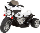 Sturdy Ride-On Motorcycle for Kids 3-6 with Working Headlights and Police Stickers