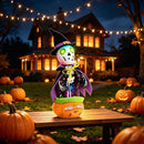 Halloween Dancing Cactus Toy with Talking Skull and Glowing Features
