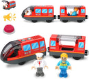 Robust Electric Train Set Featuring Adaptable Passengers - Ideal for Ages 3 and Up