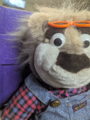 Vintage 1997 Tyco Real Talkin' Bubba Bear Plush Talking Stuffed Animal